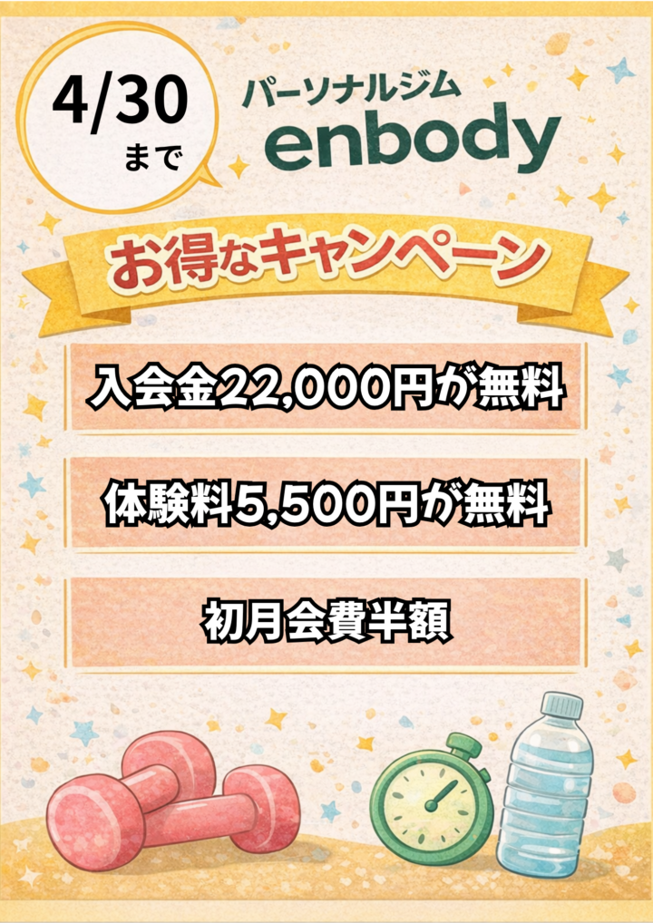 春の新生活応援キャンペーン(限定5名)の画像